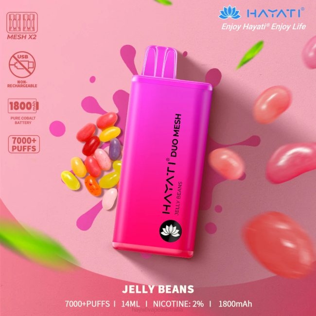 Hayati Duo Mesh Disposable Jelly Beans XNHN172 Hayati Canberra