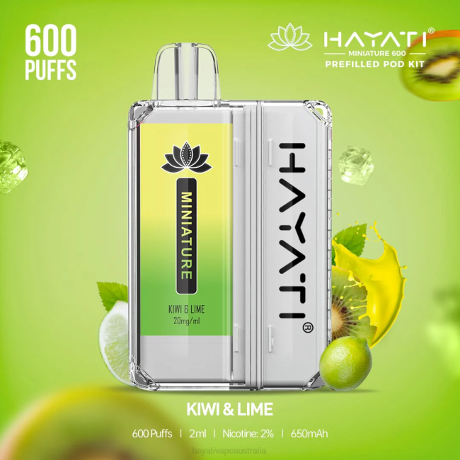 Hayati Miniature 600 Pod Kits Kiwi  Lime XNHN38 Hayati Price Australia