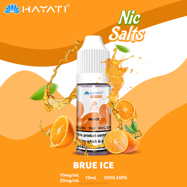 Hayati Pro Max Nic Salts Brue Ice XNHN248 Hayati Price Australia