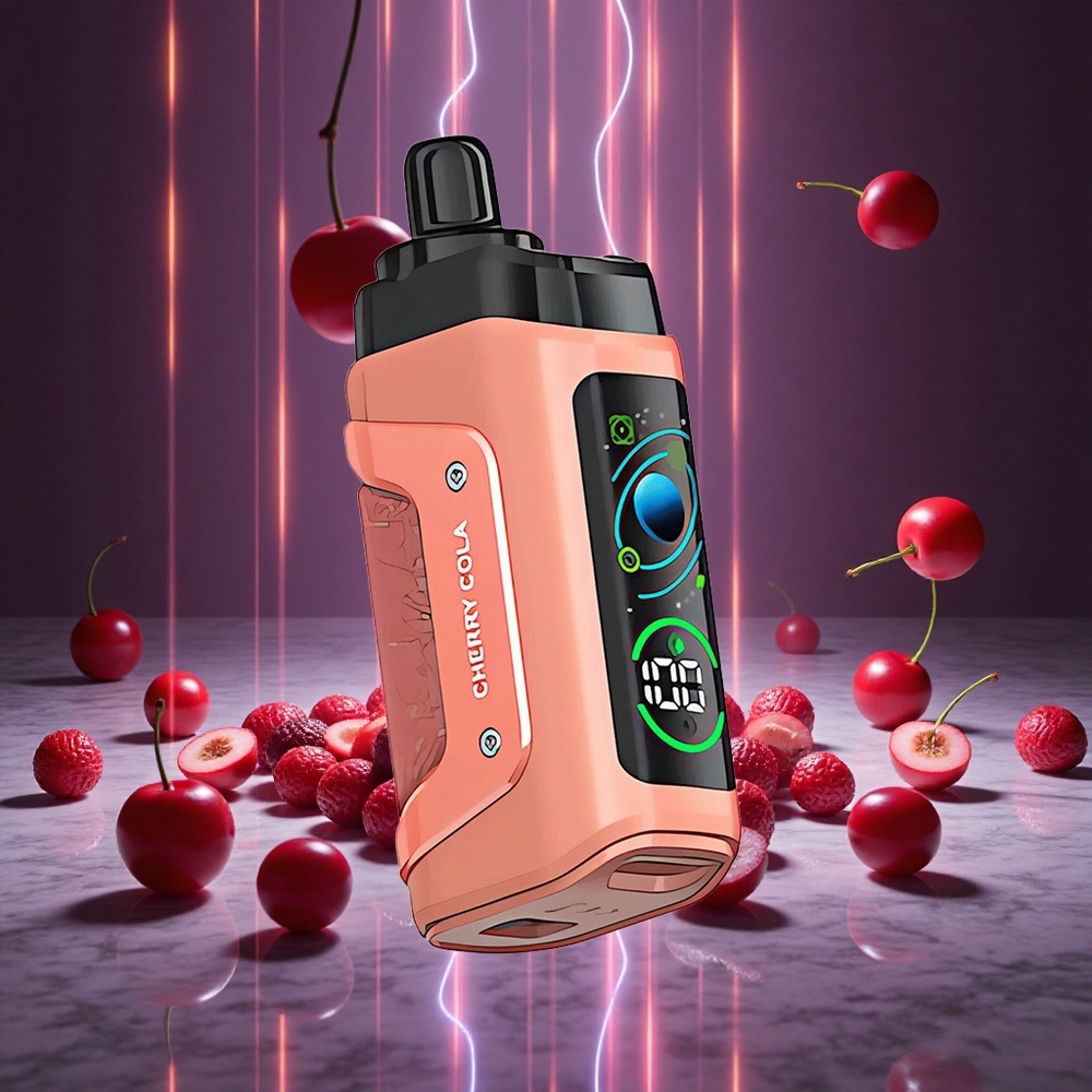 Razz Bar 45000 Puffs Adjustable Airflow Cherry Cola Disposable Vape