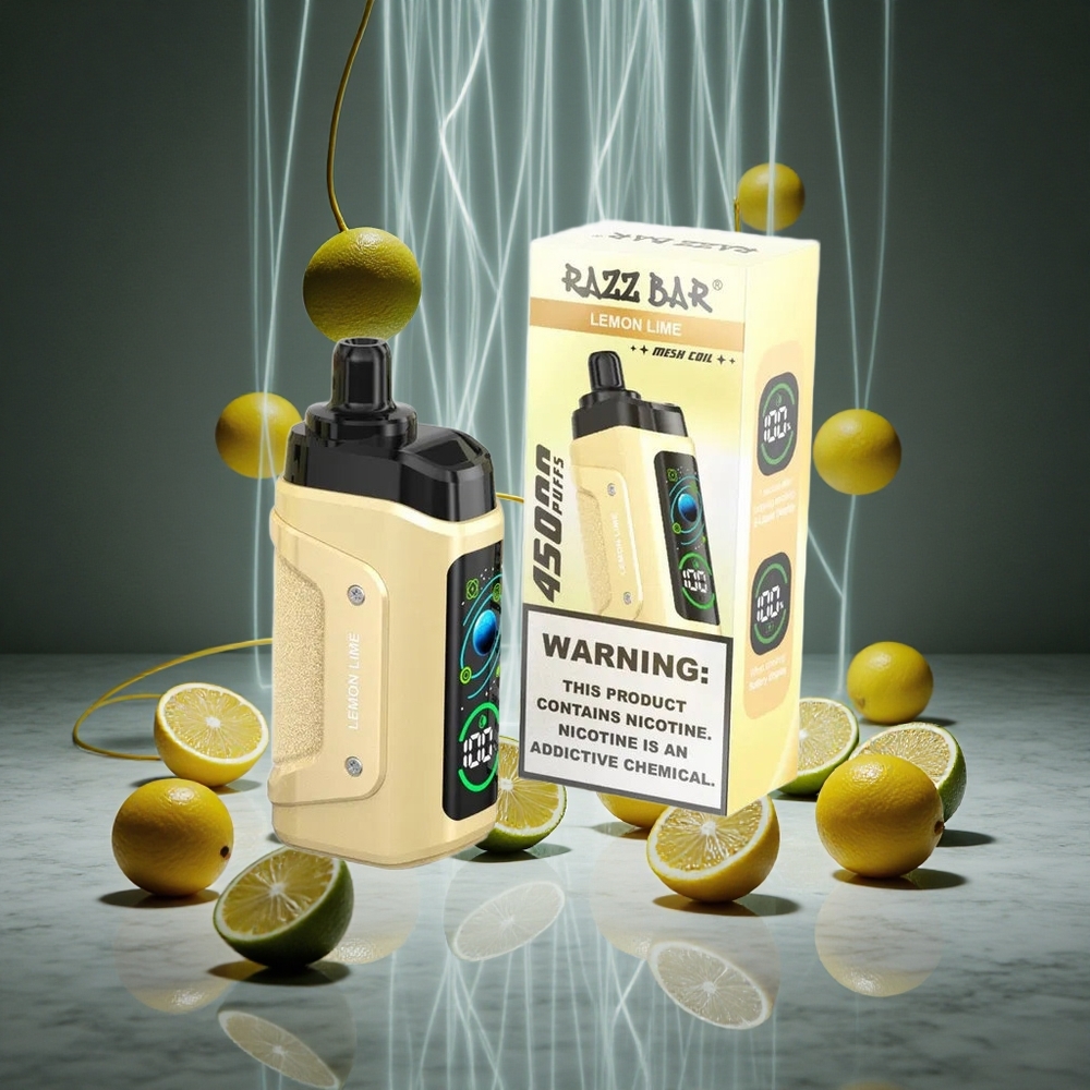 Razz Bar 45000 Puffs Adjustable Airflow Lemon Lime Disposable Vape