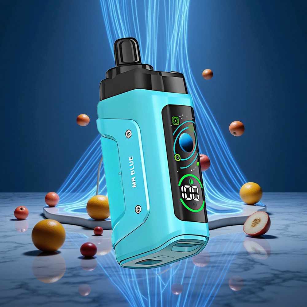 Razz Bar 45000 Puffs Adjustable Airflow Mr Blue Disposable Vape