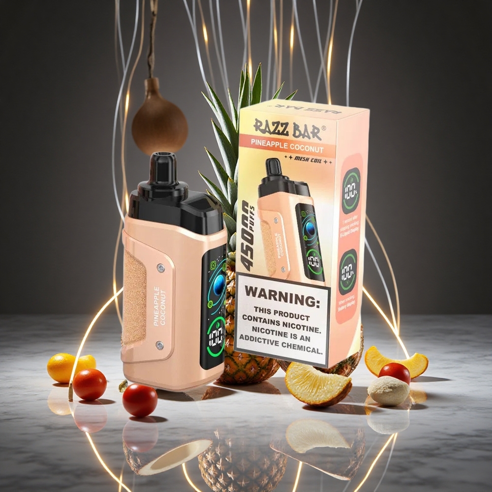 Razz Bar 45000 Puffs Pineapple Coconut Adjustable Airflow