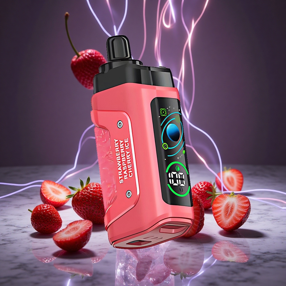 Razz Bar 45000 Puffs Strawberry Cherry Ice Adjustable Airflow