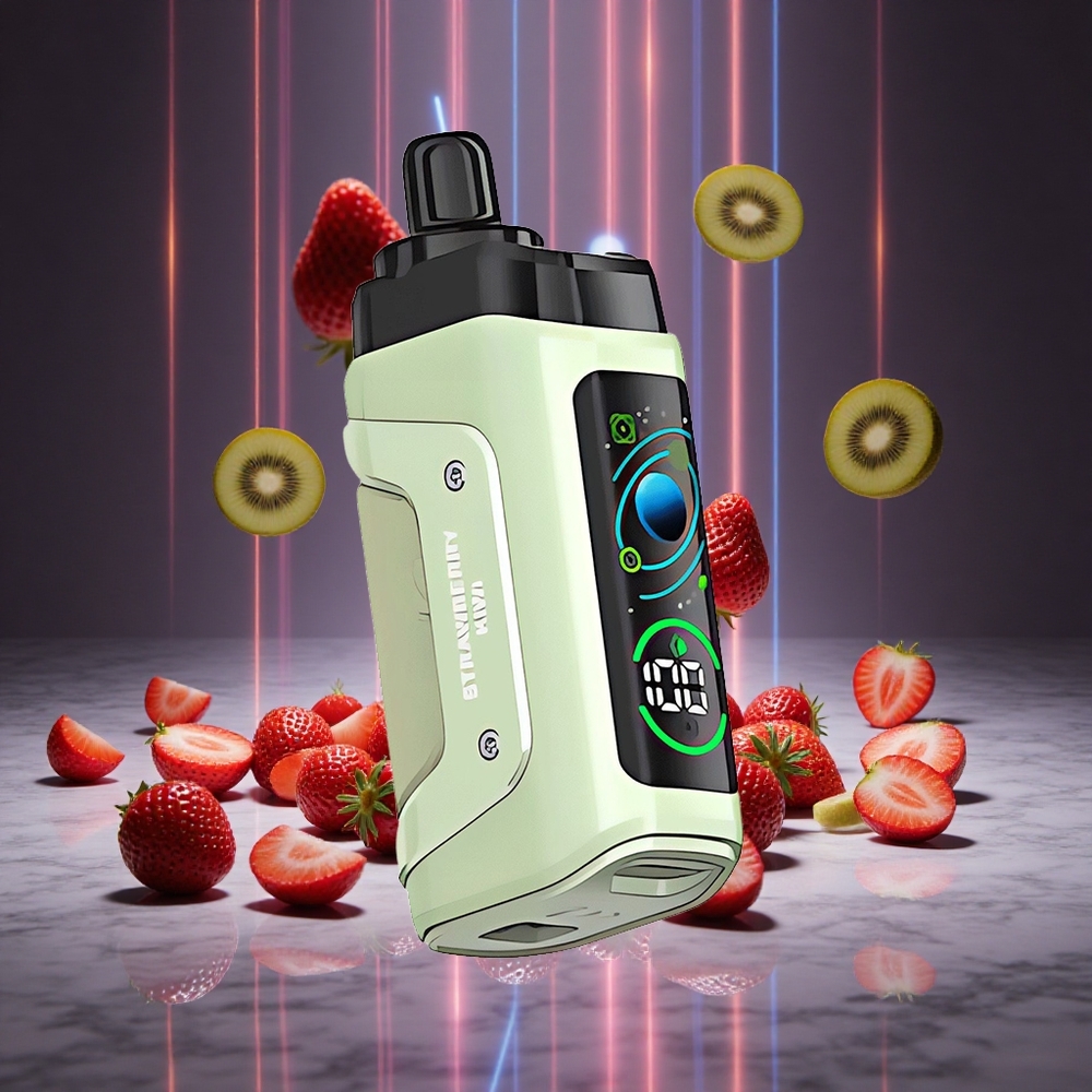 Razz Bar 45000 Puffs Strawberry Kiwi Adjustable Airflow Disposable Vape