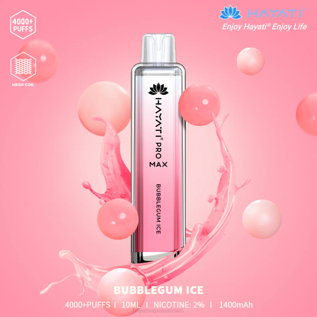 Hayati Pro Max Disposable Bubblegum Ice XNHN131 Hayati Australia