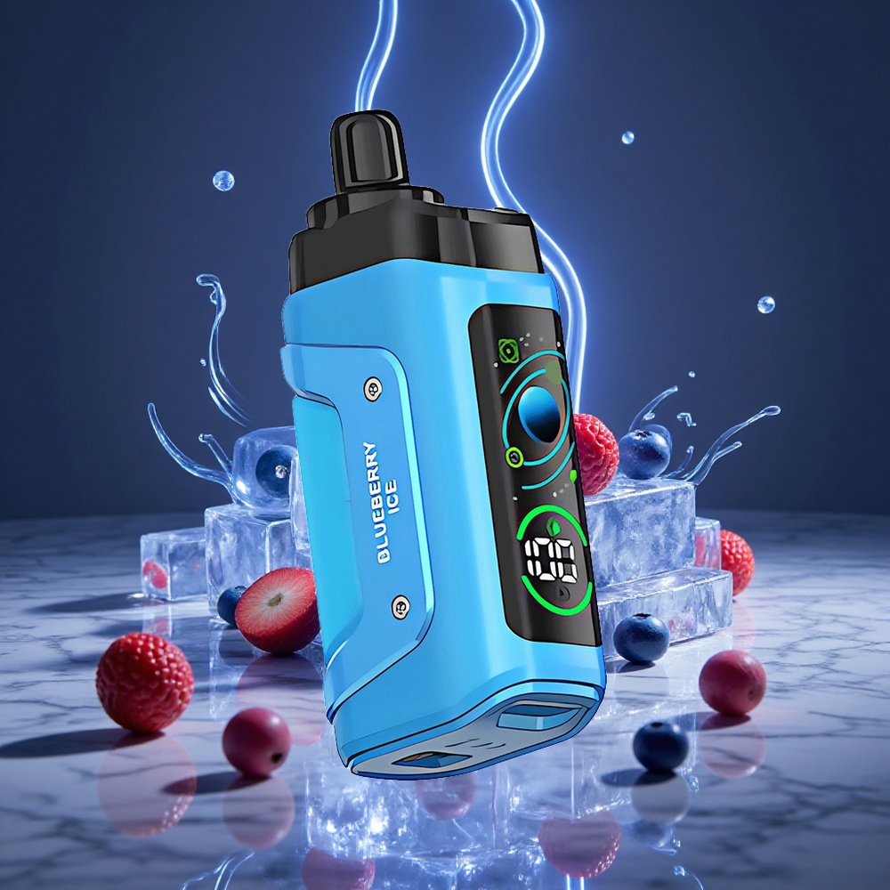 Razz Bar 45000 Puffs Adjustable Airflow Blueberry Ice Disposable Vape
