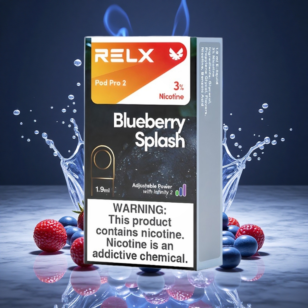 RELX Pod Pro 2 600 Puffs Blueberry Splash