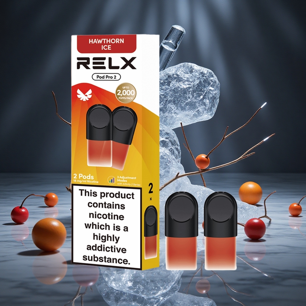 RELX Pod Pro 2 600 Puffs Hawthorn Ice Voltage Adjustment