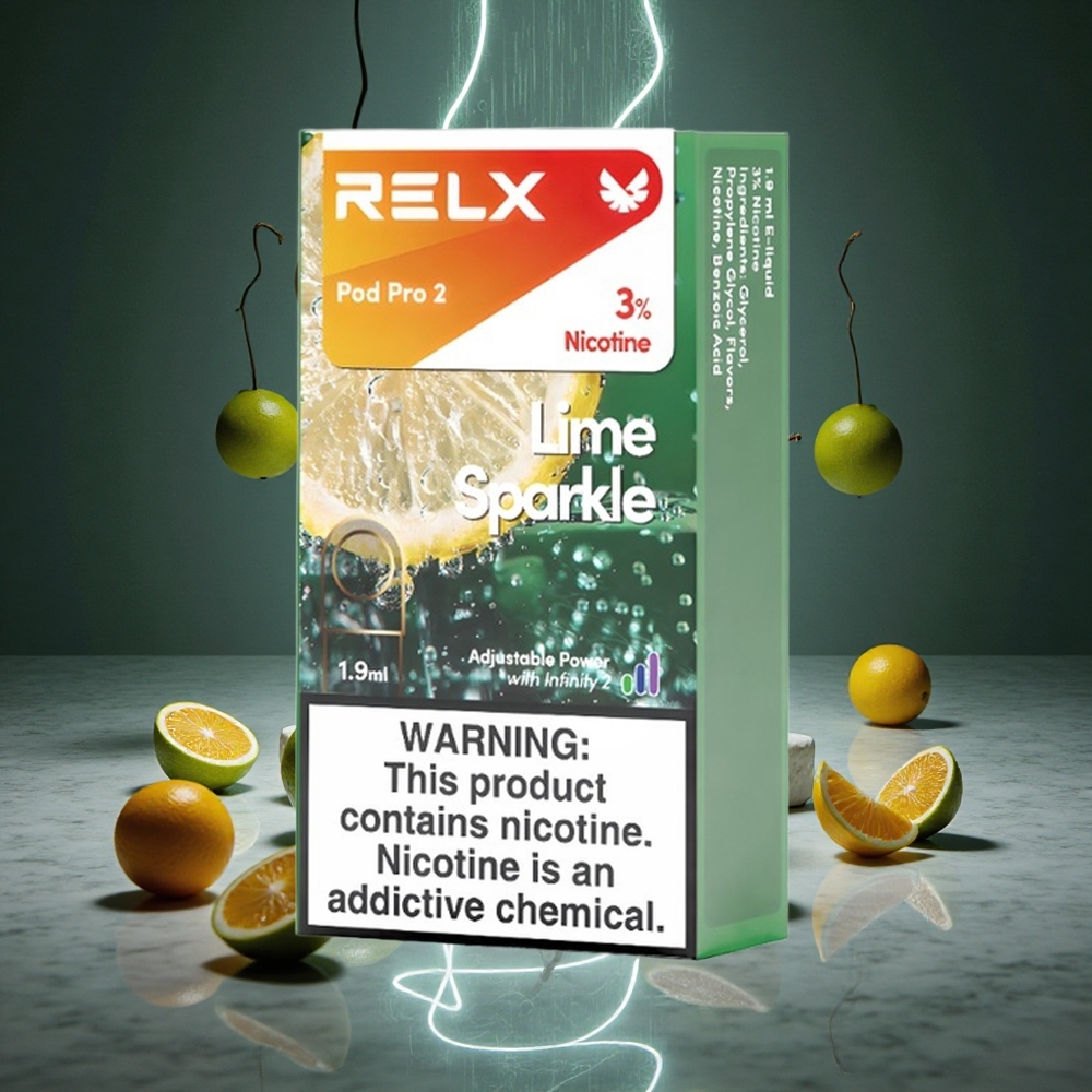 RELX Pod Pro 2 600 Puffs Lime Sparkle
