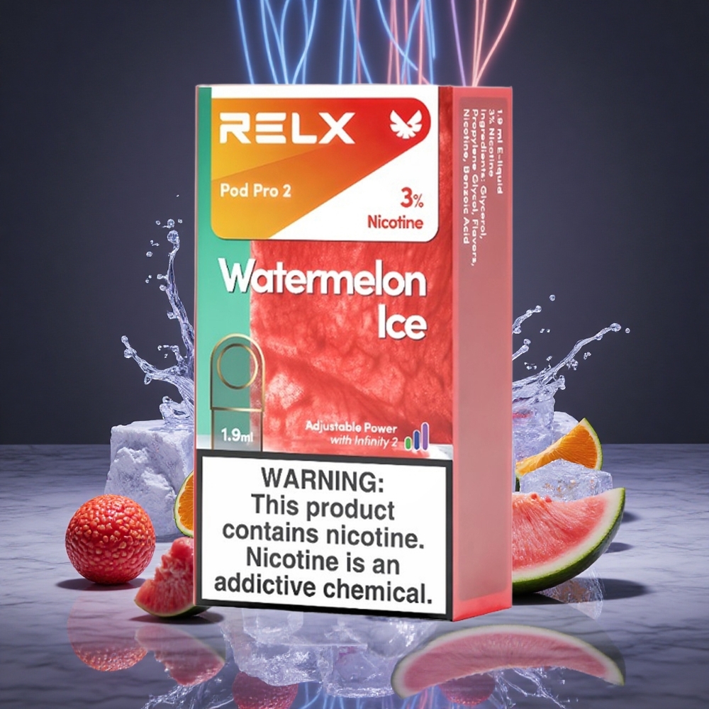 RELX Pod Pro 2 600 Puffs Water Melon Ice